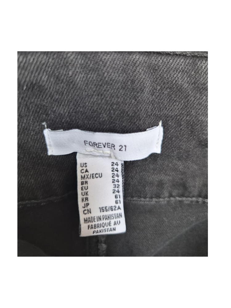 Forever 21 Charcoal Flared Jeans – Size 24 (XS) (Brand New)