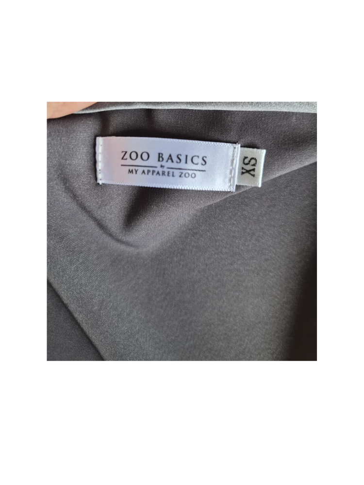 Zoo Basics by My Apparel Zoo Satin Wrap Maxi Dress – Size XS