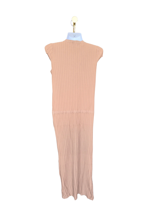 Ribbed Knit Sleeveless Maxi Dress