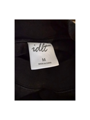 IDLT Black Oversized Mock Neck T-Shirt – Size M