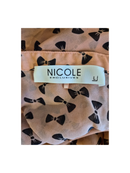 Nicole Exclusives Pink Bow Print Sleeveless Blouse