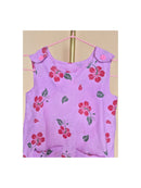 Handmade Pink Hibiscus Top & Trousers Set – Size 1–2 Years