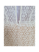 Indikah White Lace Long Sleeve Mini Dress