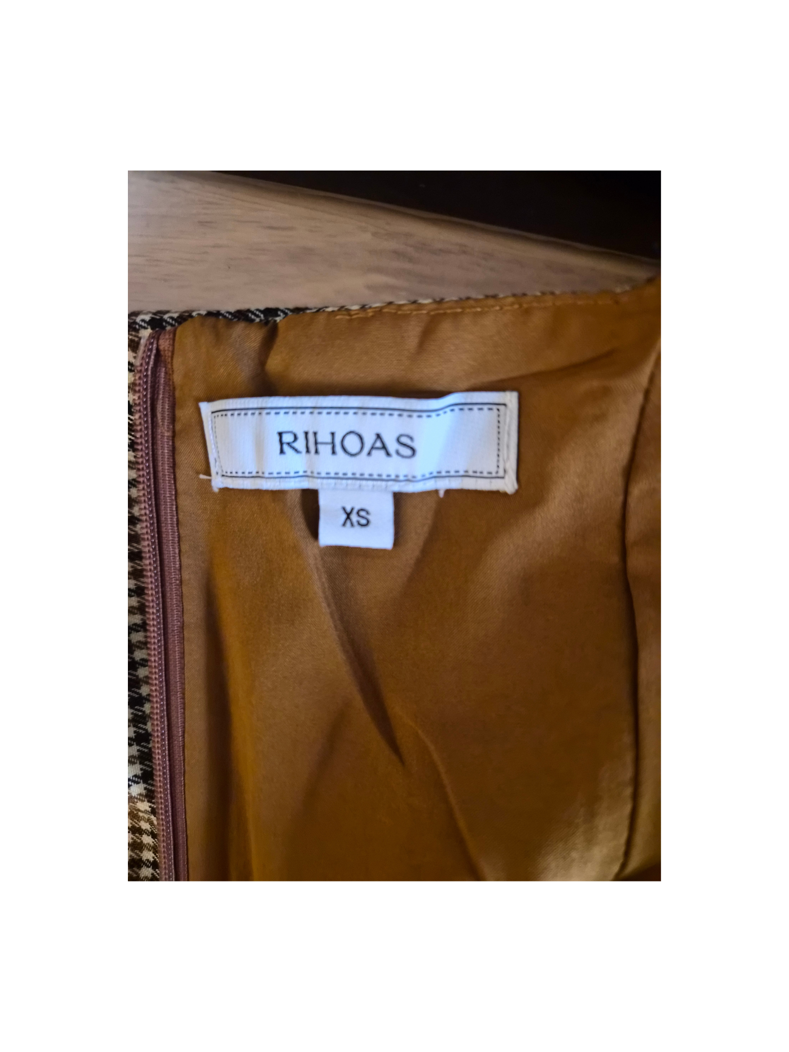 RIHOAS Houndstooth Mini Dress (Brand New)