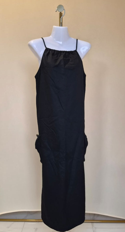 P&Co Black Utility Maxi Dress – Size S