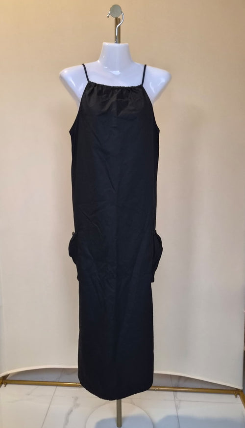 P&Co Black Utility Maxi Dress – Size S
