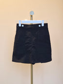 Black Utility Mini Skirt- Size S